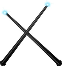 Gejoy 2 Piece Magic Light up Wand for Kids with Sound Lights, Small, Black