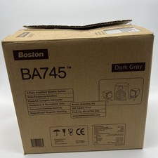 Boston Acoustics BA745 2.1 Speaker System Sub  2 Satellites  3.5 mm input