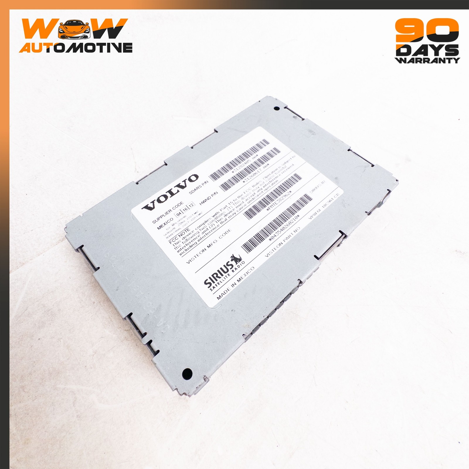 05-24 ASTON MARTIN V8 VANTAGE S DB9 SIRIUS SATELLITE RADIO MODULE RECEIVER OEM