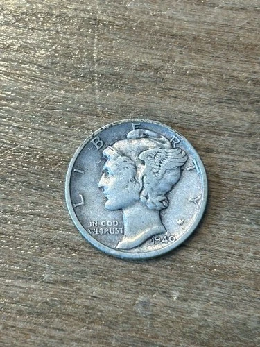 1940D Mercury Dime VF