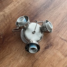 Light Kit for Hampton Bay Glendale III 52  Ceiling Fan - Brushed Nickel Finish
