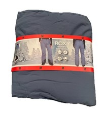 Roxy Women's Medium Blue Snowboarding Ski Snow Pants Size M 8-10 Brand New T10