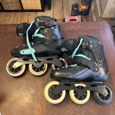 FR FR1 Black Inline Skates Size 11.5 - Q32