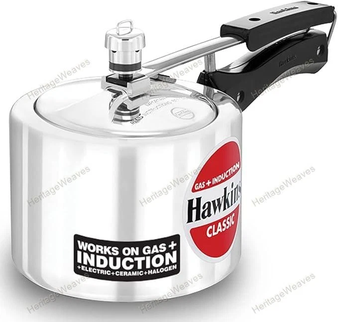 Hawkins Aluminium 2 Litre Classic Pressure Cooker, Tall Design, Silver (Icl2T)
Opens in a new window