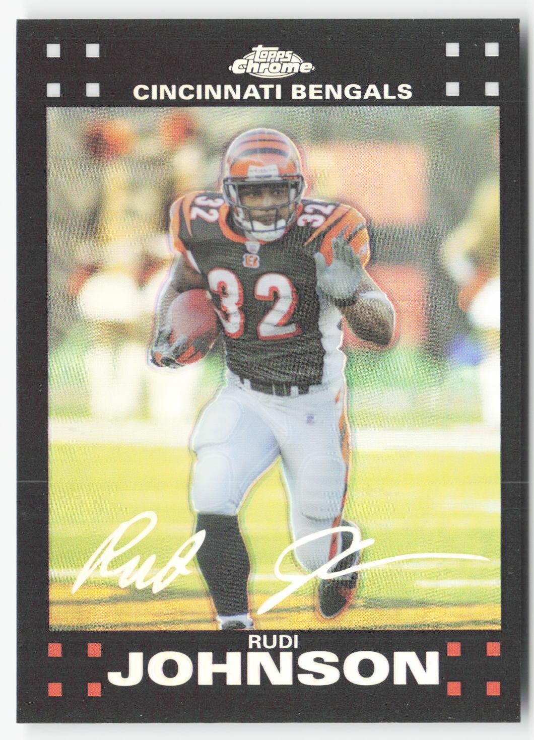 2007 Topps Chrome #TC121 Rudi Johnson Refractors