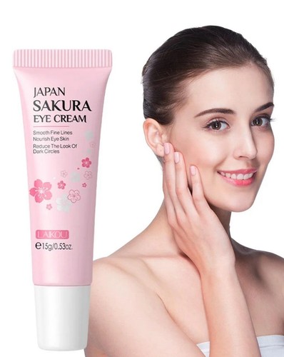 2 Sakura Anti-Wrinkle Eye Cream Anti-Aging Dark Circle remover Brighten eyes - Picture 4 of 6