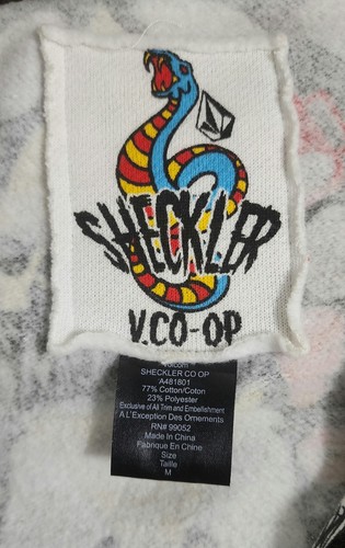 Volcom Ryan Sheckler Cremallera Completa Monstruo Jesse Pinkman Para Hombres Mediano Usado Una Vez - Imagen 7 de 10