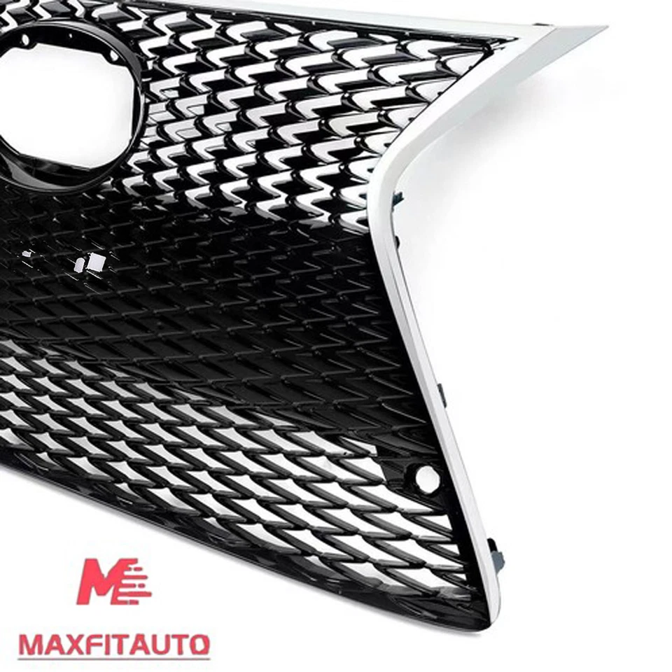 Front Bumper Grille W/Chrome Trim For Lexus IS200t IS250 IS350 F Sport 2014-2016 Foto 3 de 4