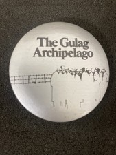 Vintage Hewig Marvic The Gulag Archipelago Pin pinback button