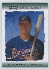 2003 Playoff Portraits All-Star Fanfest Green Adam LaRoche #132 0kb5