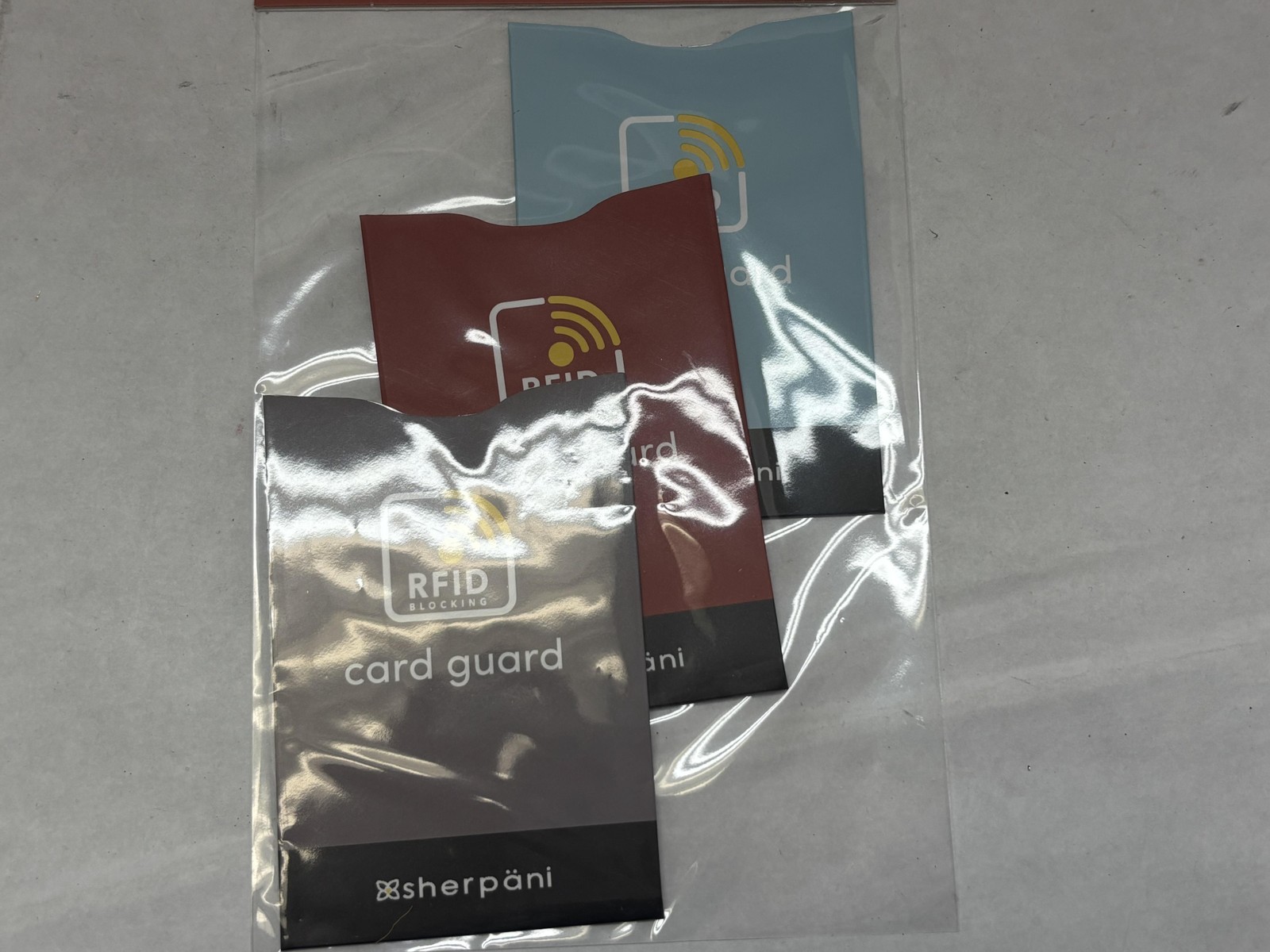 Sherpani RFID Blocking Credit Card Sleeve 9 Pack Multi Color Card Guard Security