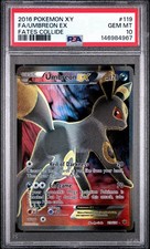 PSA 10 - 2016 POKEMON  XY - FATES COLLIDE - FULL ART/UMBREON EX #119