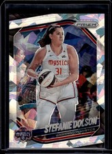 2025 Panini WNBA Prizm #112 Stefanie Dolson Cracked Ice