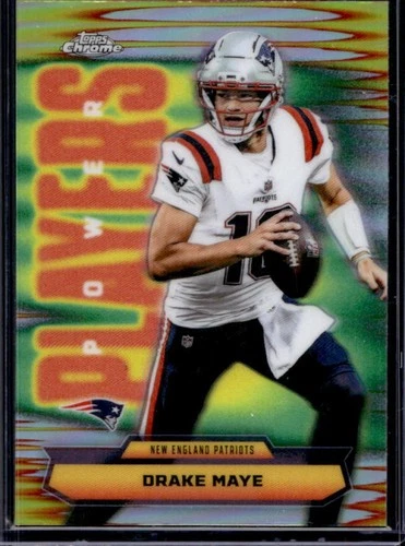 2025 Topps Chrome Drake Maye Refractor (RAW)