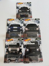 Hot Wheels Premium Fast & Furious Furious Fleet Complete Set of 5 BL6