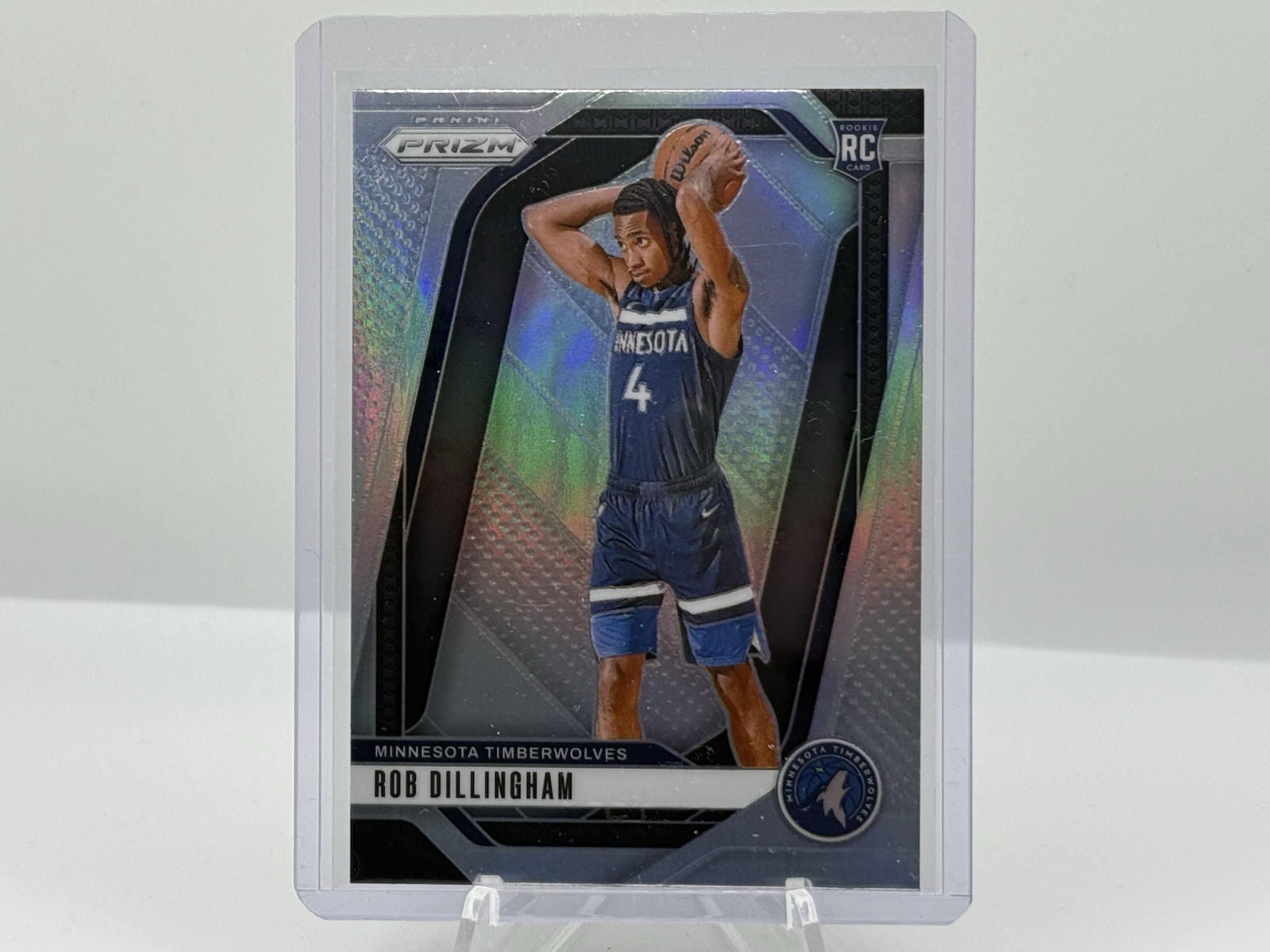 2024-25 Panini Prizm Rob Dillingham #250 Silver Prizm (RC)