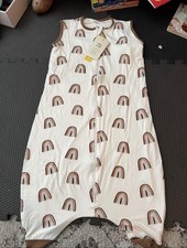 Kyte BABY Rainbow Print Multicolor Zip-Up Sleeping Bag - 0.5 TOG/ Size L