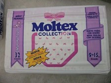 32 Vintage Moltex Collection 4 M&auml;dchen Windeln Alte Windel Folien Plastik Reborn