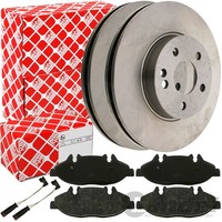 Febi Bremsscheiben 300Mm+ BelÄGe + WK Vorne Passend FüR Mercedes W639 Vito Viano