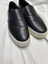 VINCE Women s Black Slip On Platform Sneakers, Size 9