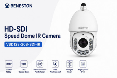 BENESTON Full HD HD-SDI IR Speed Dome Camera / 1080p / 720p / PTZ Camera / CCTV