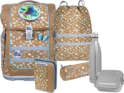McNeill Schulranzen-Set ERGO COMPACTO 5tlg. GRETA + Bonus