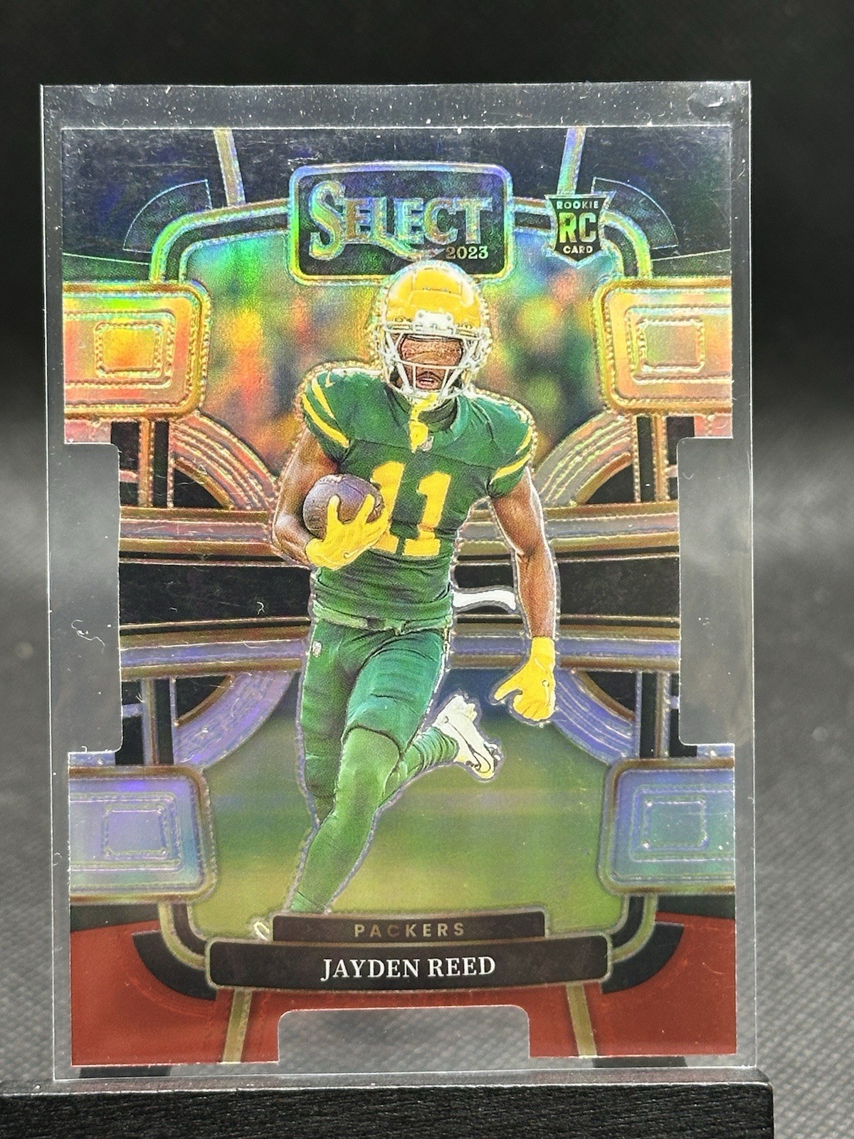 Sale Jayden Reed RC Black Red Die Cut Concourse 2023 Panini Select Football