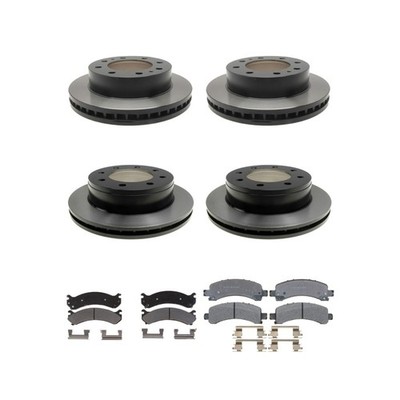 ACDelco Disc Brake Pads and Rotors Kit Front Rear For 05-17 Chevrolet Express