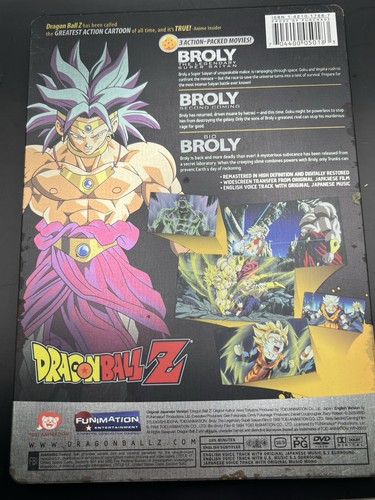 Dragonball Z Lot Broly & Cooler DVD Steelbooks (2) 2-Disc Sets - Foto 3 di 9