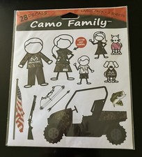 Truck Car Suv Decals Real Tree Camouflage 28 Pc Set For Family Camo Truck Car Suv Decals Real Tree Camouflage 28 Pc Set For Family Camo
