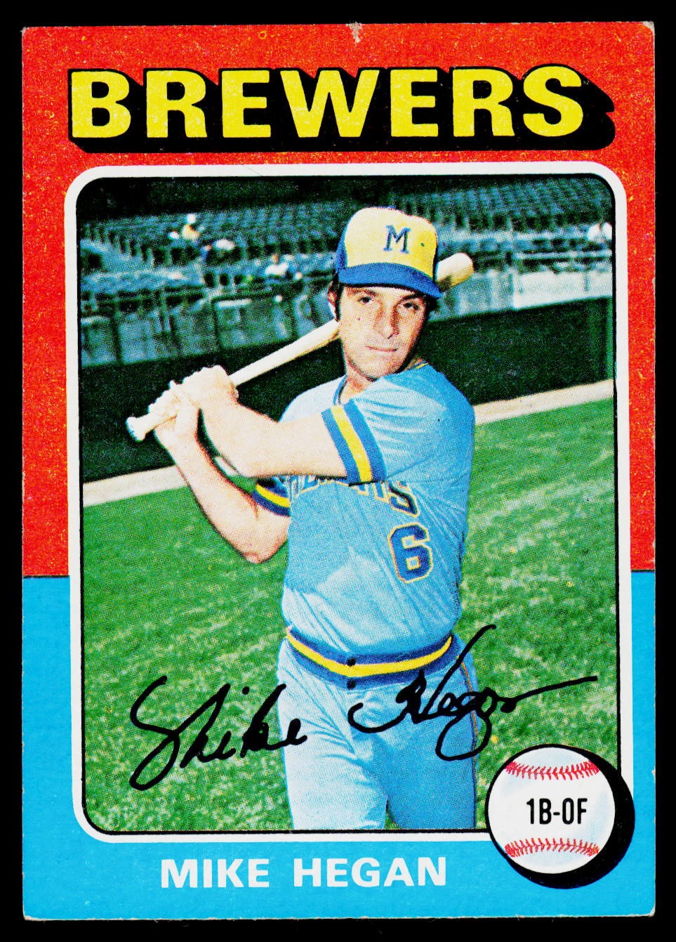 1975 Topps Mini #99 Mike Hegan - VG