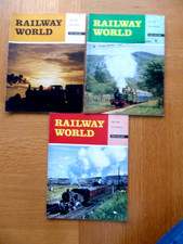 3 Railway World Magazines