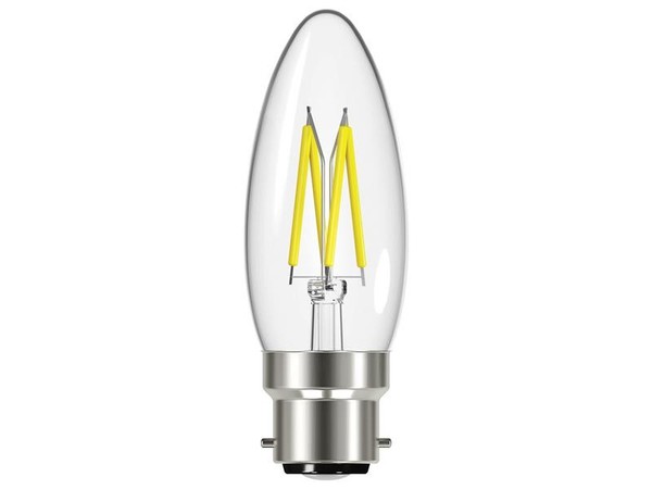 Energizer® Led Bc (B22) Kerzenfaden Lampe Nicht Dimmbar Warm Weiß 470 Lm 4W-image