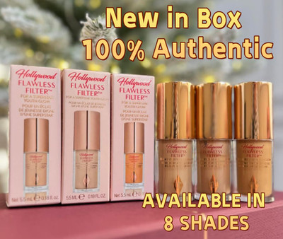Charlotte Tilbury Authentic Hollywood Flawless Filter mini size 8 Colors,0.18 oz