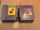 Retro Nintendo NES Super Mario Bros 3 And Dr. Mario Tested In Good Condition