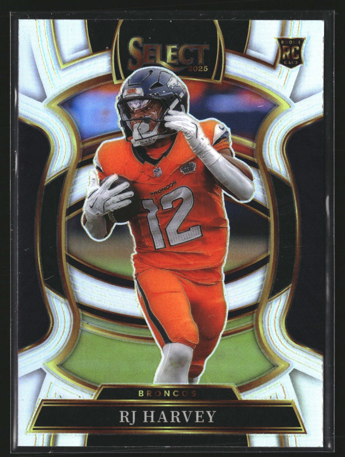 RJ Harvey Panini Select #10 Silver