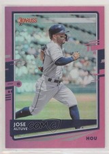 2020 Panini Donruss Holo Pink Jose Altuve (Base) #159 02q0