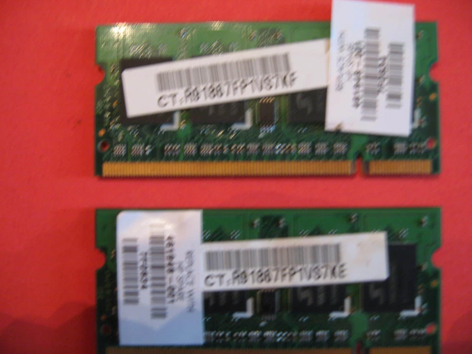 ProMOS V916764B24QCFW-F5 512MB SoDimm 200 Pin PC2-5300 Laptop Ram Memory NEW - Image 2 of 3