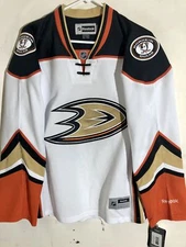 Reebok Women's Premier NHL Jersey Anaheim Ducks Team White sz S