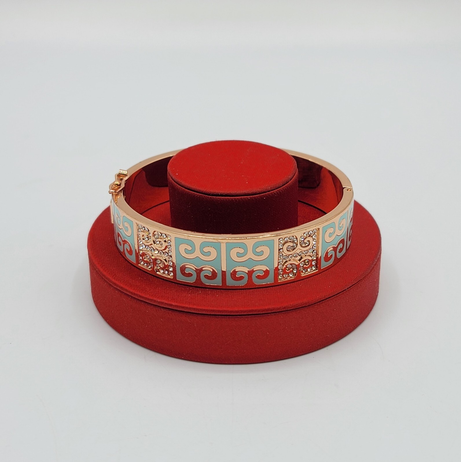 Bangle Bracelet NEWBRIDGE Silverware Ireland Rhin… - image 3