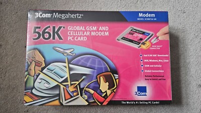 3Com Megahertz 56k Global GSM Modem PC Karte - Neu Versiegelt