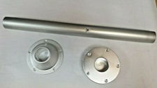 Heavy Duty Aluminium Table Leg Set - Pole, Base, Top Mount - 70cm High Pedestal