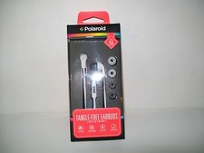 Polaroid 55 PHP Tangle Free Earbuds With In-Line Microphone New