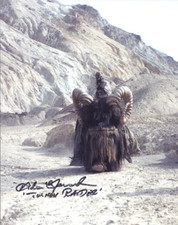 ALAN FERNANDES as a Tusken Raider - Star Wars GENUINE SIGNED AUTOGRAPH