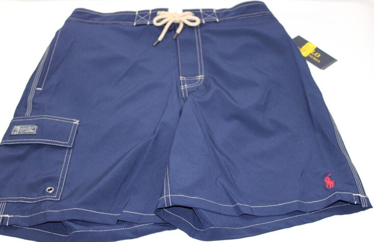 NWT Polo Ralph Lauren Swimwear Short Blue Navy Medium 0022