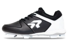 Ringor - Women's Flite Molded Softball Cleats (8.0 - Black/White)