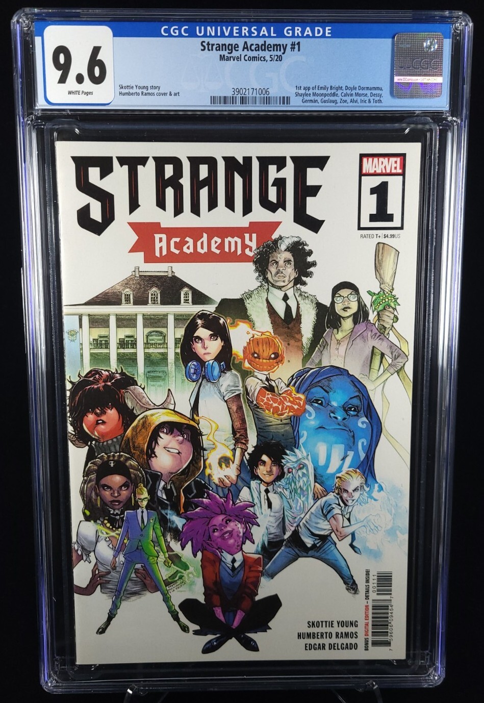 Strange Academy #1 桃桃子表紙 CGC 9.8 アメコミリーフ 🗝️Strange Academy #1 NM Virgin B CGC 9.8 Peach Momoko Signed 3X