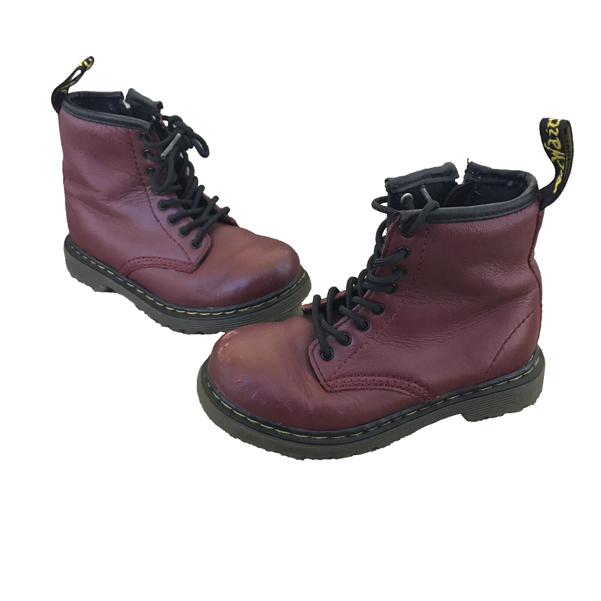 Dr. Martens Boots Cherry  AIRWAIR Combat Style Women\'s  Size 7 U.S. Style AW004 Dr Martens Aw004 In Women main image 4
