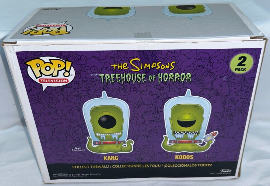 Funko Pop! Simpsons Treehouse of Horror Kang and Kodos Figures for