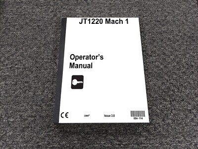 Ditch Witch JT1220 Mach 1 Directional Drill Owner Operator Manual 054-114